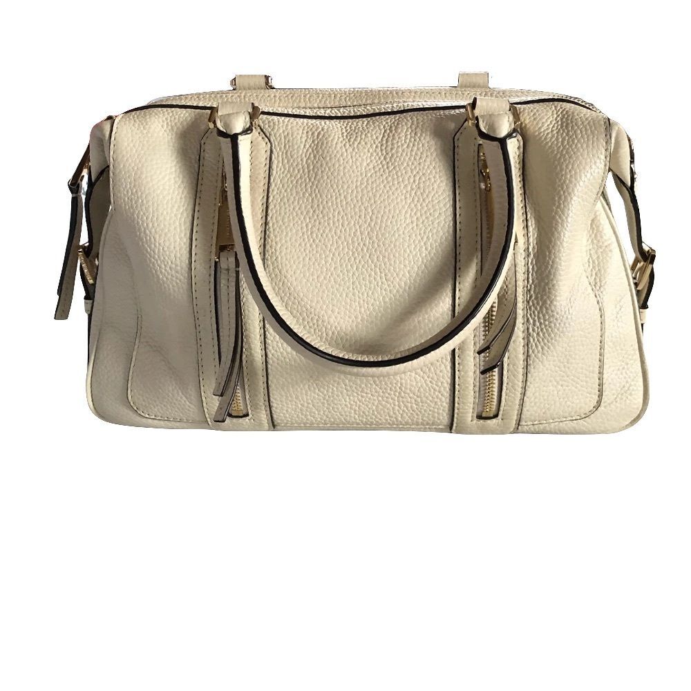 Michael Kors Julia Large Off White Satchel Shoulder